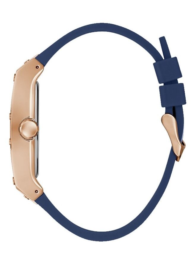 جس ساعة جيس فينيكس للرجال زرقاء اصلي سيليكون GW0202G4 - Image 3